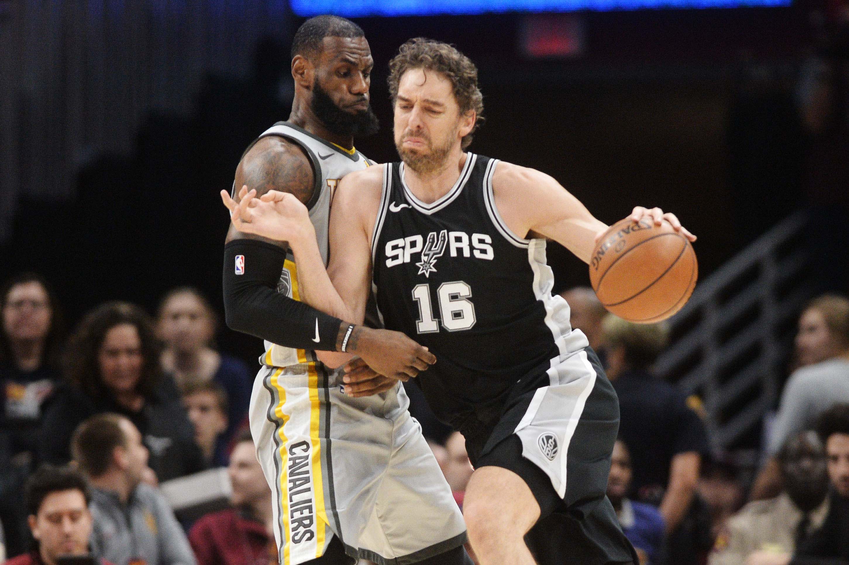 Pau Gasol y sus Spurs anulan los Cavaliers de LeBron James Pau Gasol y sus Spurs anulan los Cavaliers de LeBron James