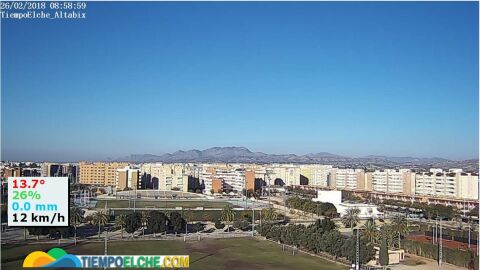 Imagen de webcam de Altabix de TiempoElche