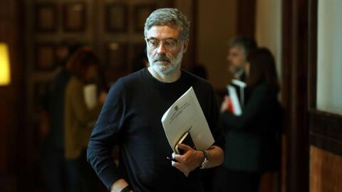 El portavoz parlamentario de la CUP, Carles Riera