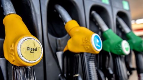 Imagen de archivo de una gasolinera