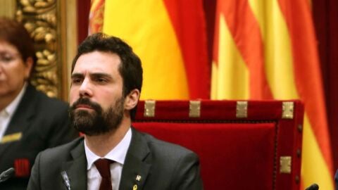  El presidente del parlament Roger Torrent