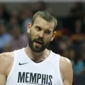 Marc Gasol durante un partido de los Grizzlies Marc Gasol durante un partido de los Grizzlies