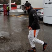 Fernando Alonso, en el circuito de Montmeló