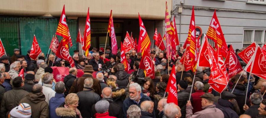 Concentración de pensionistas Concentración de pensionistas