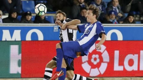 Tom&aacute;s Pina y Morales, durante el Alav&eacute;s - Levante