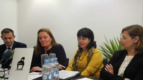 Integrantes de la Junta Directiva de la nueva asociaci&oacute;n de comerciantes de Elche