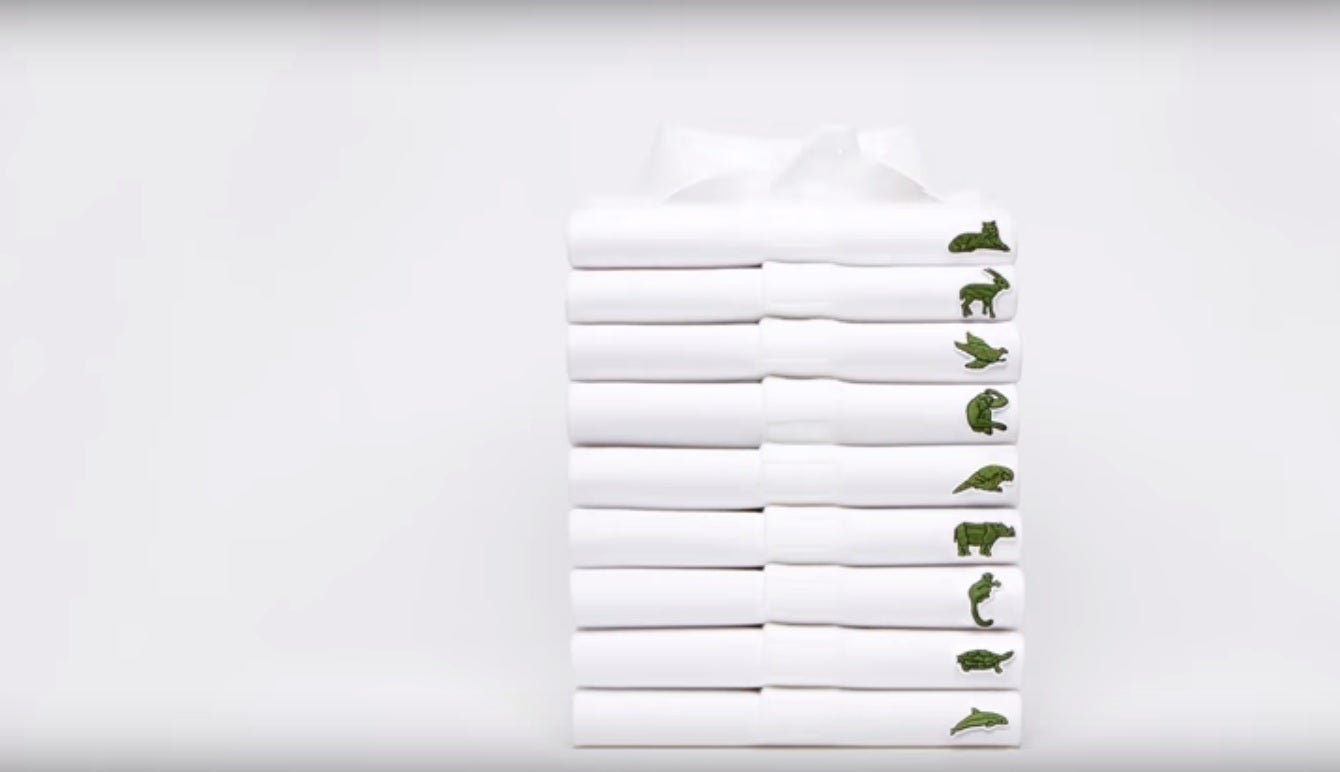 Lacoste cambia su cocodrilo por 10 animales en peligro de extinción Lacoste cambia su cocodrilo por 10 animales en peligro de extinción