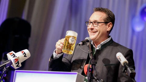 El vicecanciller y l&iacute;der del Austrian Freedom Party FPOe, Heinz-Christian Strache