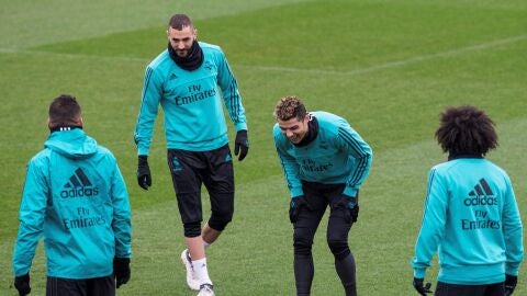 &Uacute;ltimo entrenamiento del Real Madrid antes de recibir al Getafe