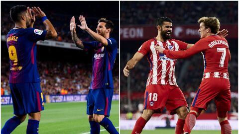 Bar&ccedil;a y Atleti se juegan la Liga en el Camp Nou