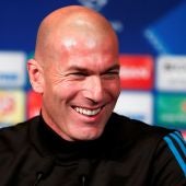 Zidane, en rueda de prensa en París
