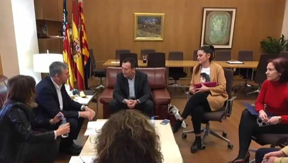 El conseller de Economía en el Ayuntamiento de Elche El conseller de Economía en el Ayuntamiento de Elche