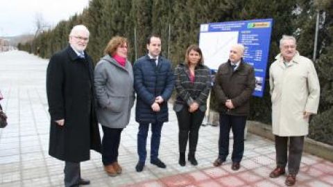 La Consejera de Fomento durante su visita a Herencia