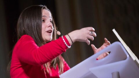 La diputada de la CUP, Maria Sirvent