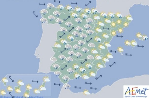 El Tiempo para las próximas horas El Tiempo para las próximas horas