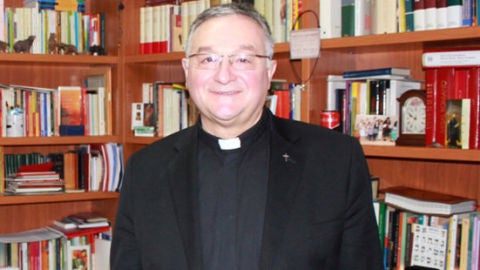 El obispo de Teruel- Albarrac&iacute;n, Antonio G&oacute;mez Cantero