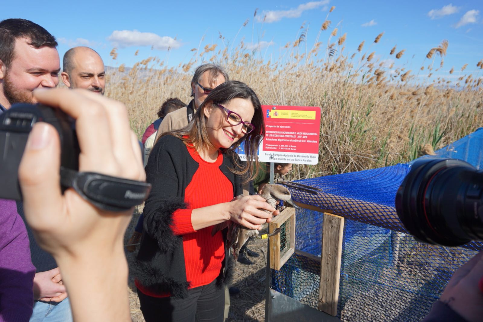 Mónica Oltra destaca la labor de El Hondo en la preservación de la Cerceta Pardilla Mónica Oltra destaca la labor de El Hondo en la preservación de la Cerceta Pardilla