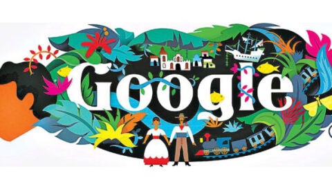 El doodle de Google dedicado a Gabriel Garc&iacute;a M&aacute;rquez