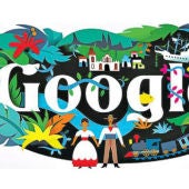 El doodle de Google dedicado a Gabriel García Márquez