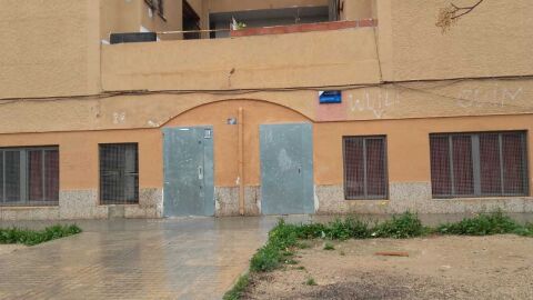 Comedor social municipal del barrio Los Palmerales de Elche el pasado domingo