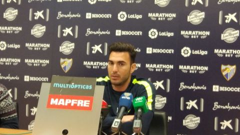 Roberto Jim&eacute;nez, portero del M&aacute;laga CF