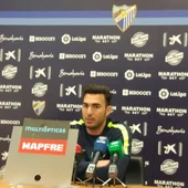 Roberto Jiménez, portero del Málaga CF Roberto Jiménez, portero del Málaga CF