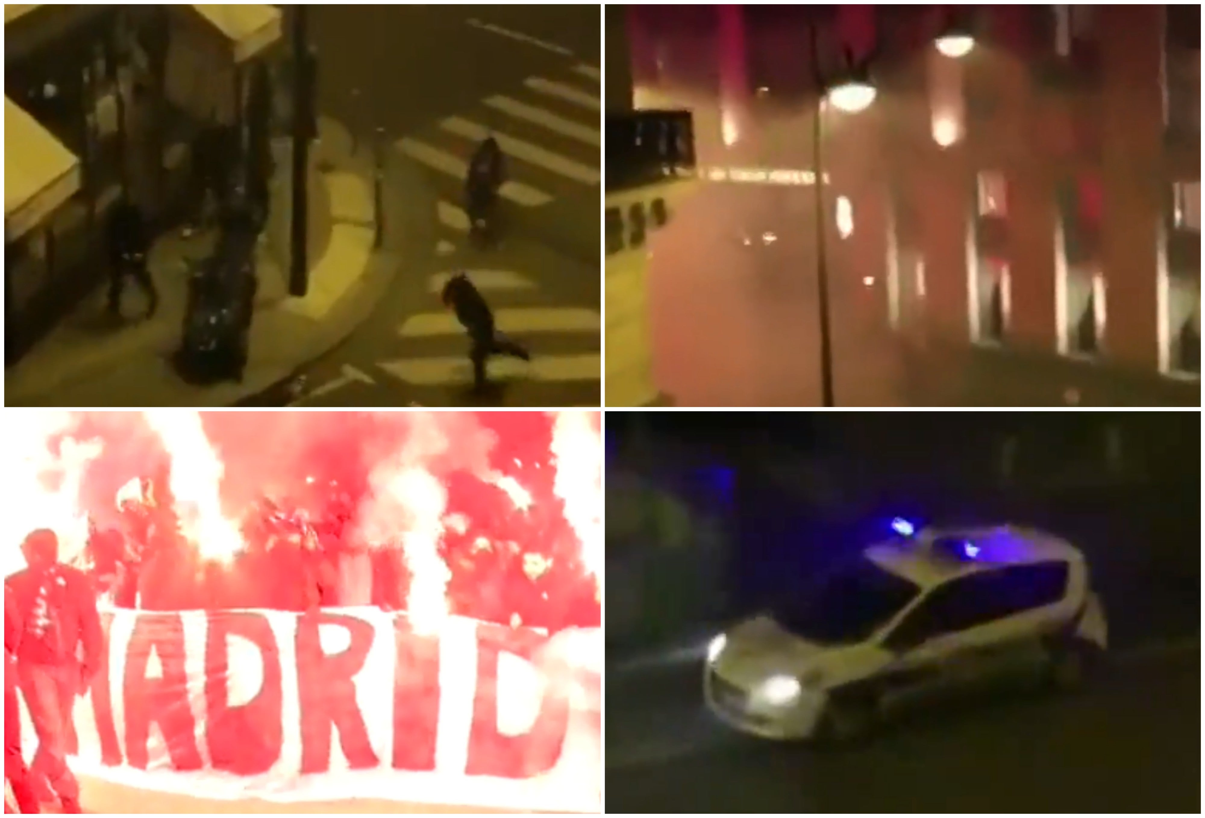 Los ultras del PSG provocan altercados de madrugada en el hotel del Real Madrid Los ultras del PSG provocan altercados de madrugada en el hotel del Real Madrid