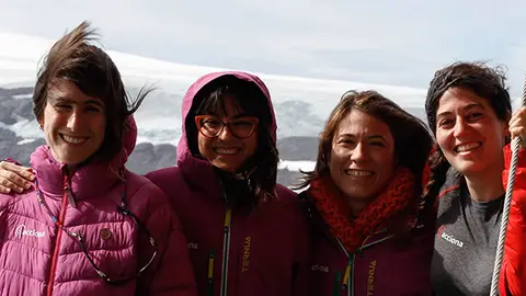 Las científicas españolas en la Antártida Las científicas españolas en la Antártida