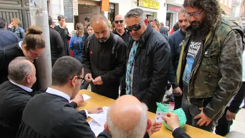 La colla de Dolçainers i Tabaleters de Castelló celebra hoy su décima edición del concurso de Allioli Ciutat de Castelló. MAGDALENA 2018