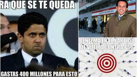 Los 'memes' del partido entre PSG y Real Madrid