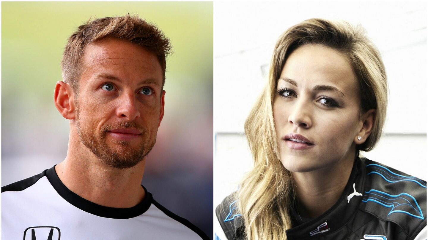 Jenson Button y Carmen Jord&aacute;