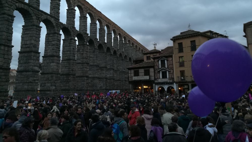 Manifestación del Día de la Mujer en Segovia