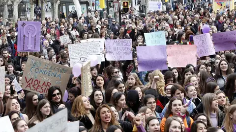 Protestas en Zaragoza por el 8 de marzo Protestas en Zaragoza por el 8 de marzo