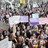 Protestas en Zaragoza por el 8 de marzo Protestas en Zaragoza por el 8 de marzo