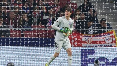 Axel Werner, en su debut con el Atl&eacute;tico de Madrid