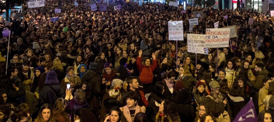 Manifestación por la huelga feminista del 8M en Madrid Manifestación por la huelga feminista del 8M en Madrid