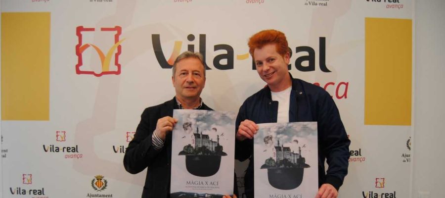 El regidor de Cultura Eduardo Pérez i el director del festival el mag Yunke han presentat la XI edició del festival màgia per ací. El regidor de Cultura Eduardo Pérez i el director del festival el mag Yunke han presentat la XI edició del festival màgia per ací.