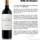 Rioja Vega 90 Puntos Parker edición limitada