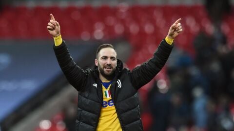 Higua&iacute;n, tras la victoria en Wembley