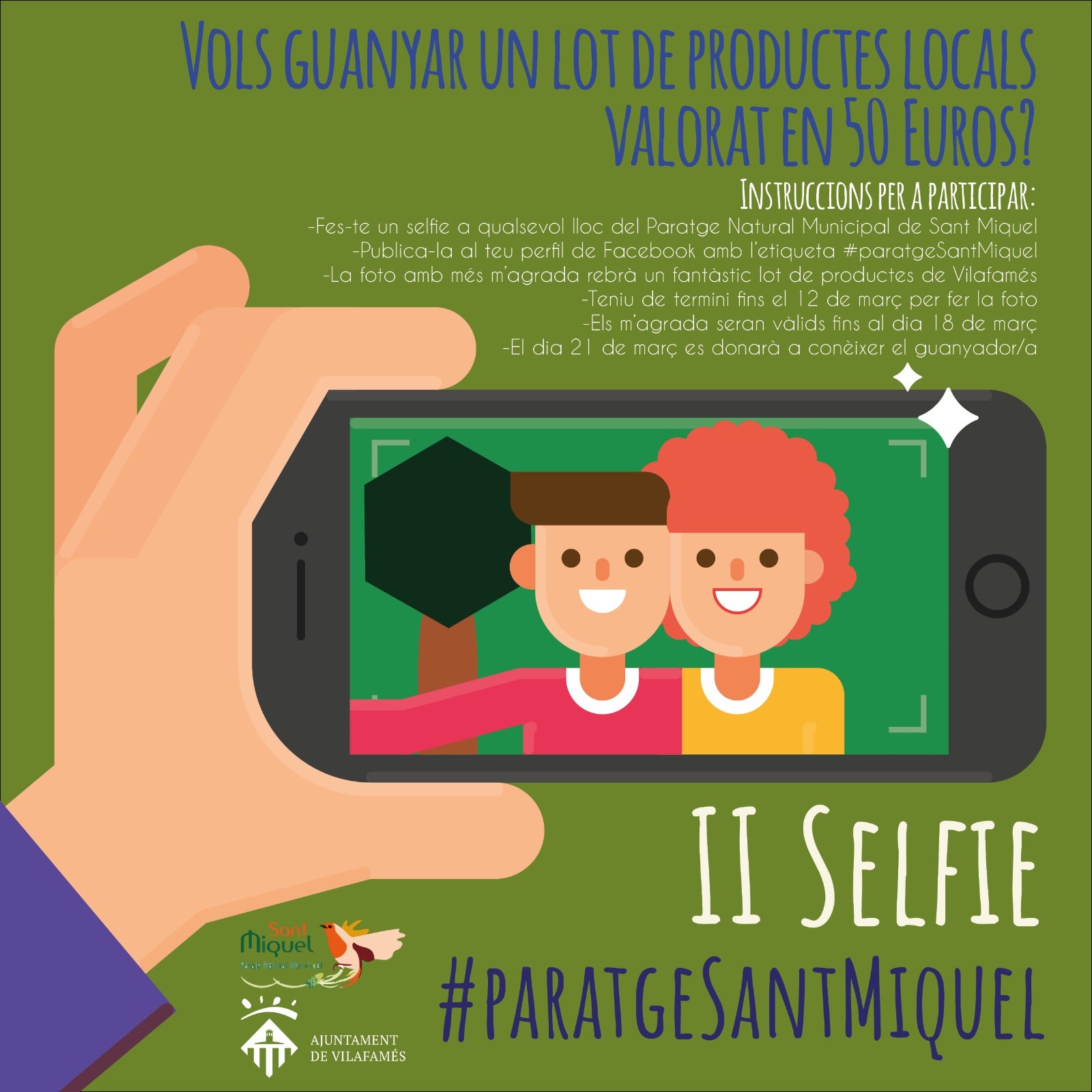 Vilafamés promociona el Paraje de Sant Miquel con un concurso de 'selfies' Vilafamés promociona el Paraje de Sant Miquel con un concurso de 'selfies'