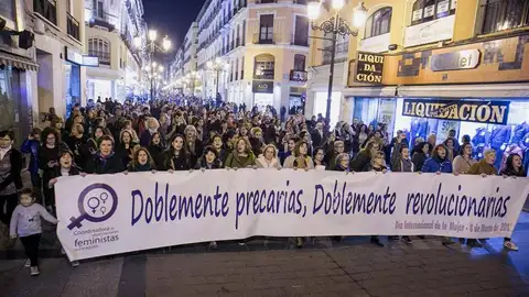 Concentración en Zaragoza para defender la igualdad en el Día Internacional de la Mujer Concentración en Zaragoza para defender la igualdad en el Día Internacional de la Mujer
