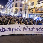 Concentración en Zaragoza para defender la igualdad en el Día Internacional de la Mujer Concentración en Zaragoza para defender la igualdad en el Día Internacional de la Mujer