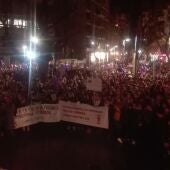 La manifestación finalizó en la Plaza de Cervantes