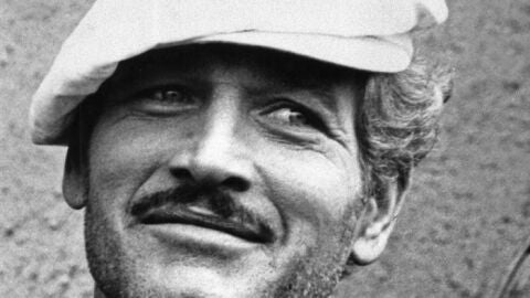 El actor estadounidense Paul Newman durante el rodaje de la pel&iacute;cula "El golpe"