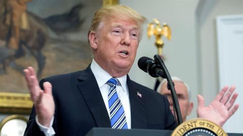 El presidente de Estados Unidos, Donald Trump