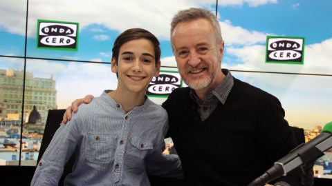 &Oacute;scar P&eacute;rez y Carlos Hip&oacute;lito, del musical Billy Elliot