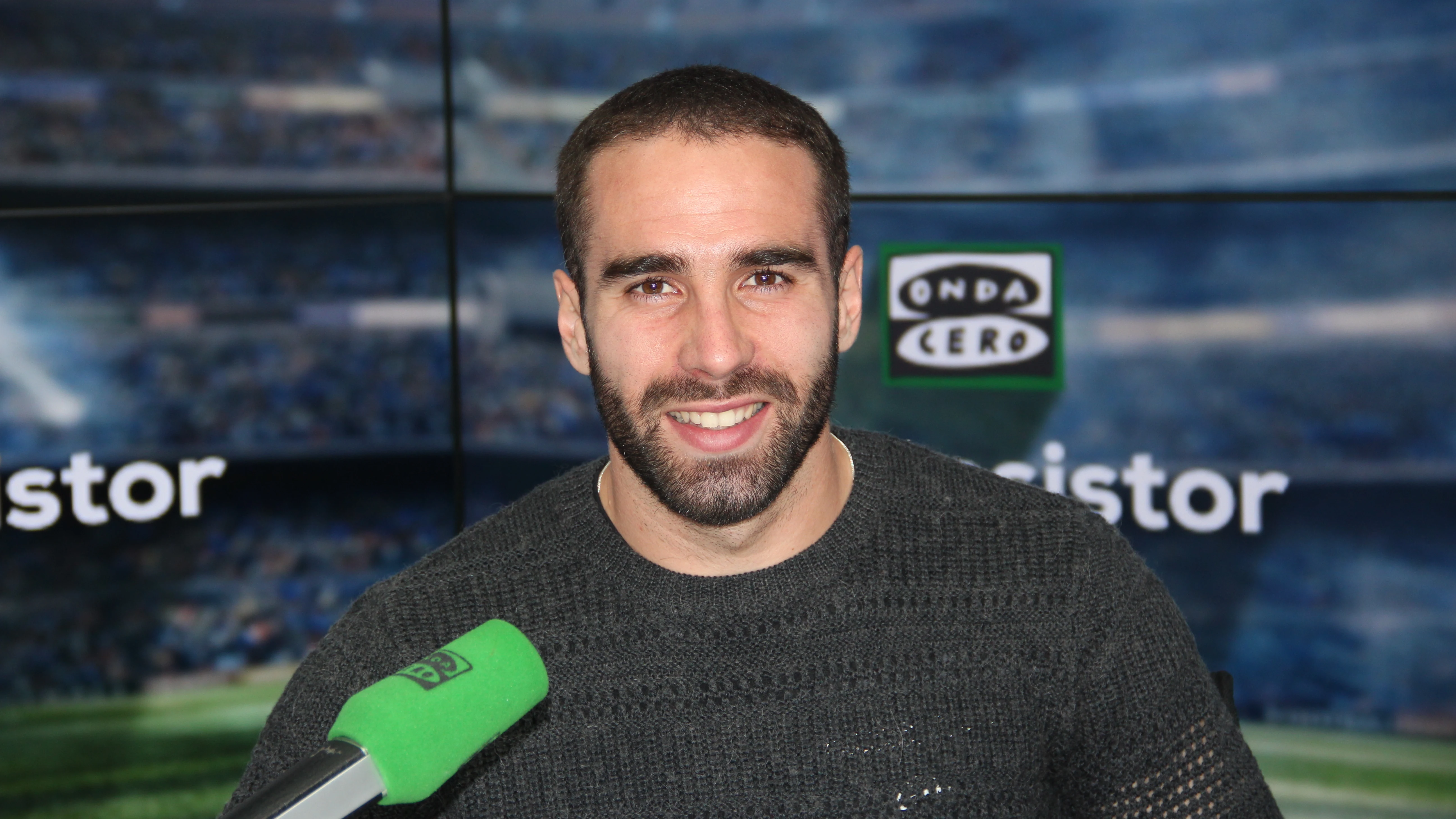 El lateral del Real Madrid, Dani Carvajal en El Transistor. El lateral del Real Madrid, Dani Carvajal en El Transistor.
