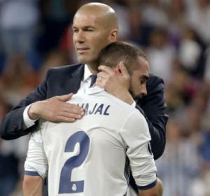 Carvajal y Zidane. Carvajal y Zidane.