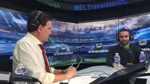 El lateral del Real Madrid, Dani Carvajal, en El Transistor. El lateral del Real Madrid, Dani Carvajal, en El Transistor.