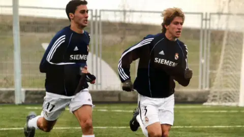 Álvaro Arbeloa con Filipe Luis. Álvaro Arbeloa con Filipe Luis.